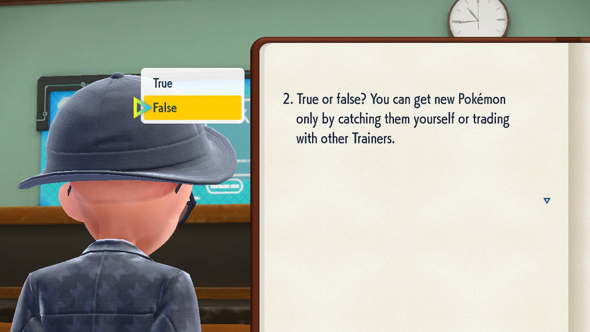 All Biology final exam answers in Pokémon Scarlet and Violet! The