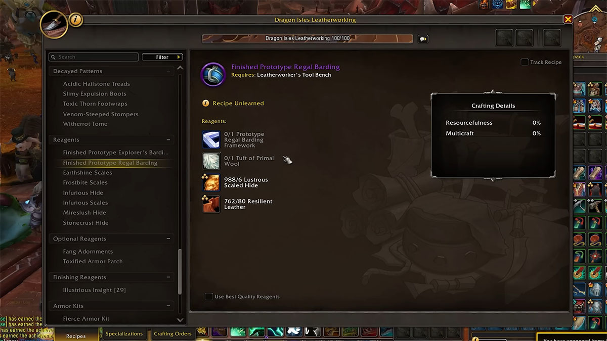 The best professions to make gold fast in World of Warcraft